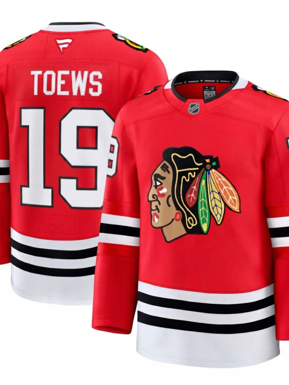 Johnathan Toews Official Blackhawk Jersey #19